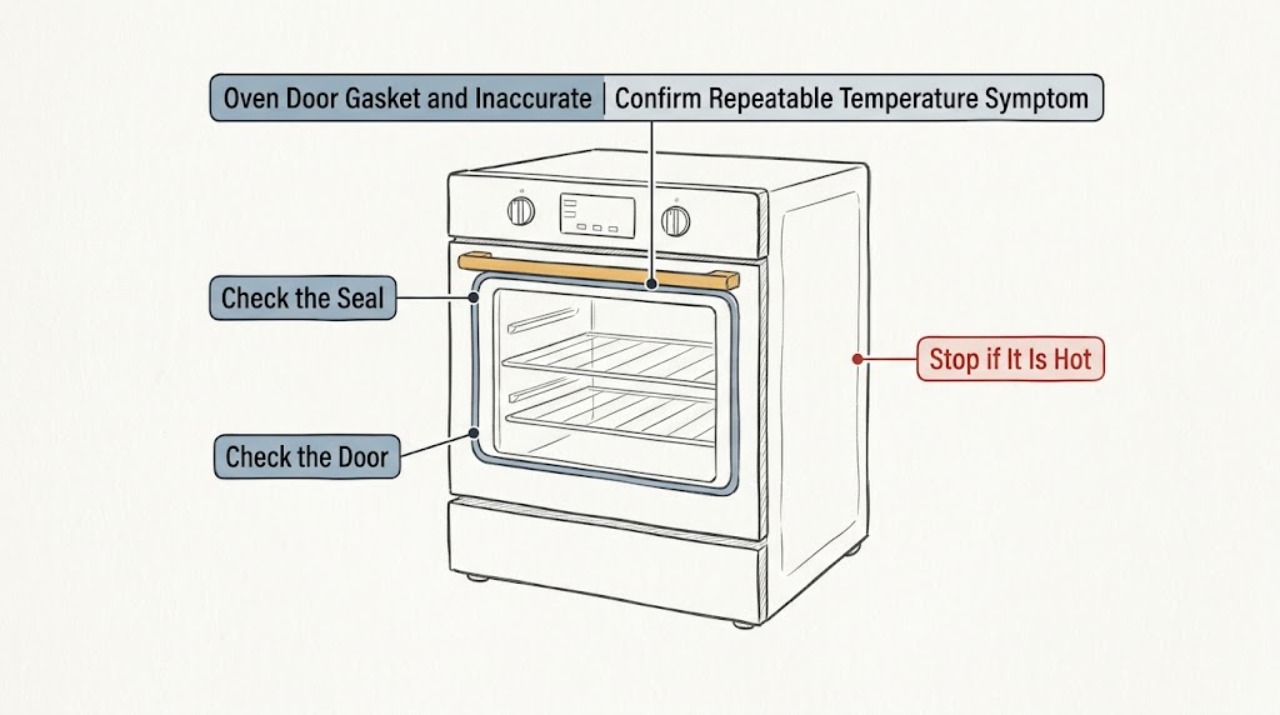 Oven Door Gasket and Inaccurate