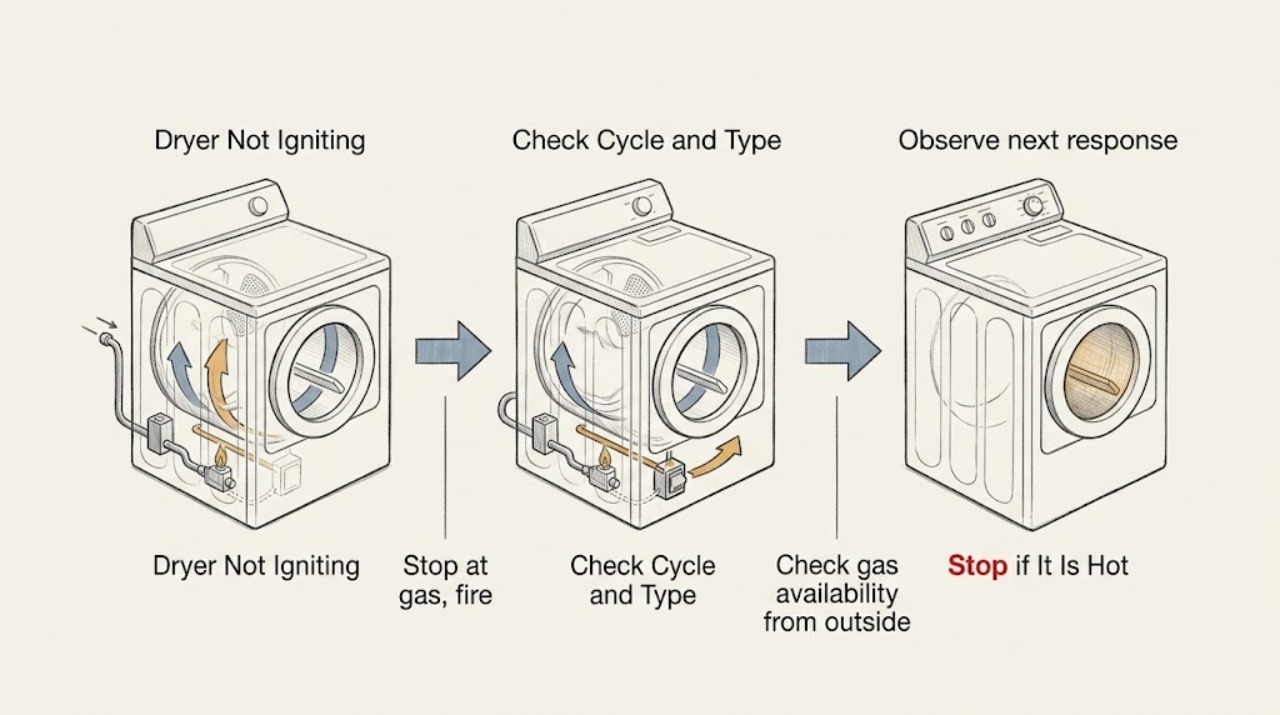 Dryer Not Igniting