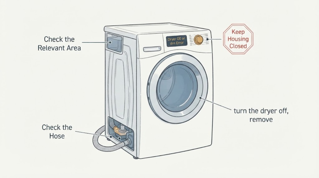 Dryer OE or drn Error
