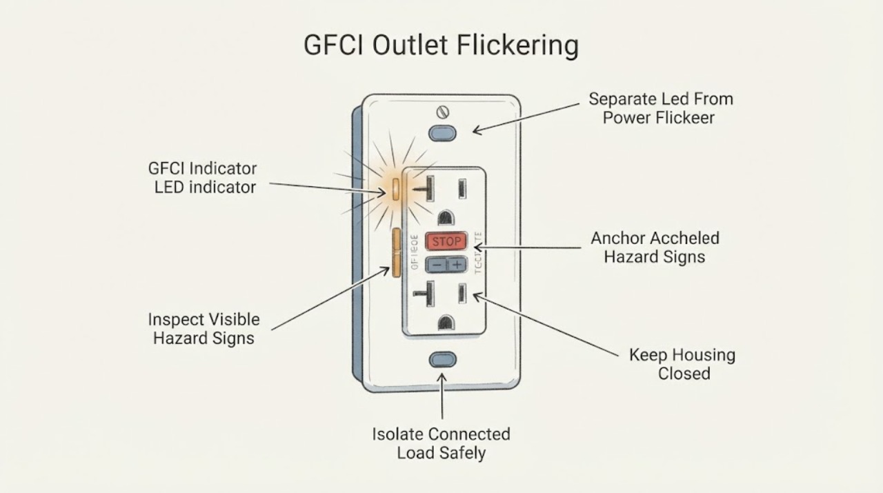 GFCI Outlet Flickering