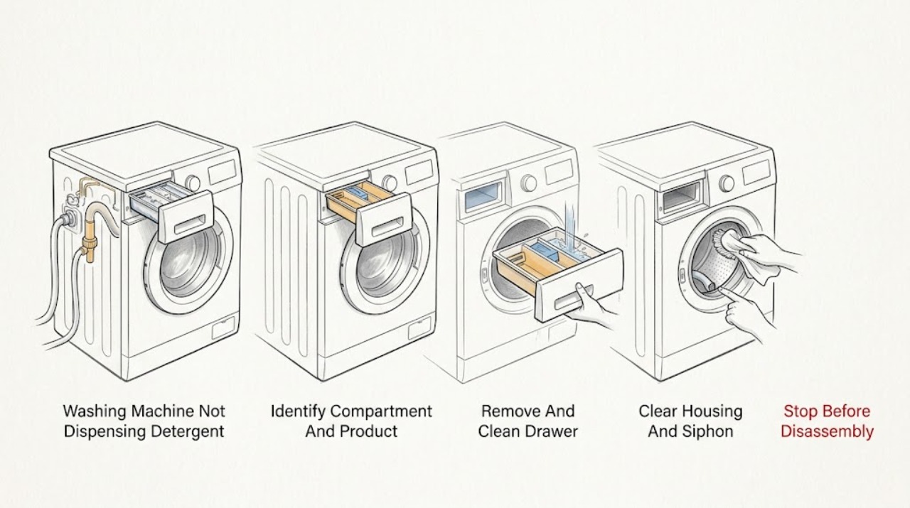 Washing Machine Not Dispensing Detergent