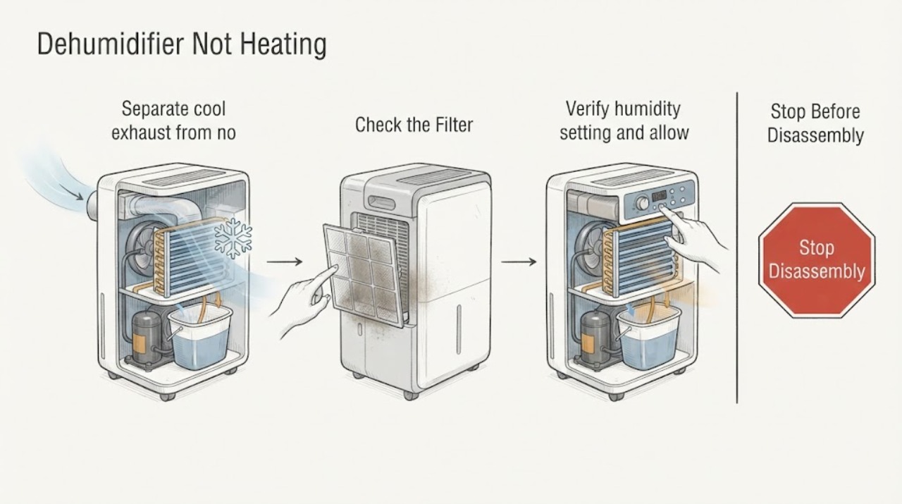 Dehumidifier Not Heating