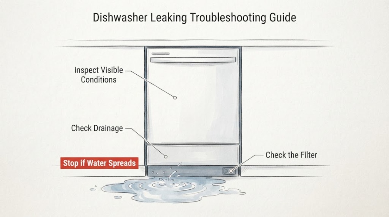 Dishwasher Leaking Troubleshooting Guide