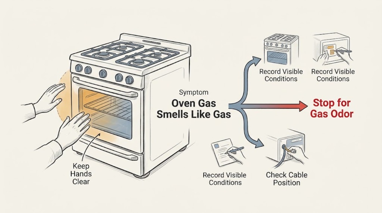 Oven Gas Smells Like Gas