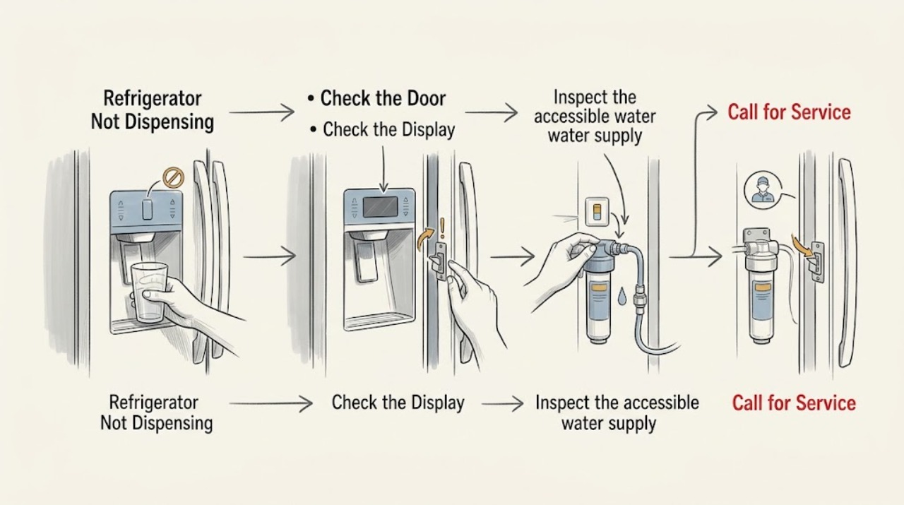 Refrigerator Not Dispensing