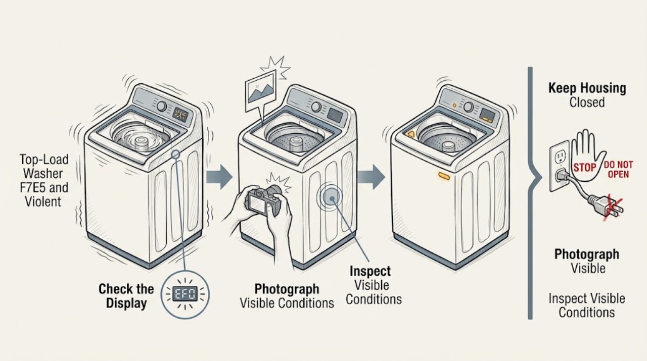 Top-Load Washer F7E5 and Violent