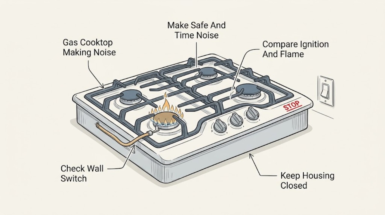 Gas Cooktop Making Noise