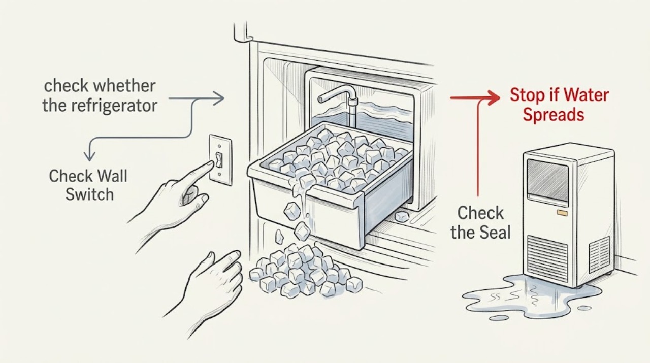 Ice Maker Overflowing