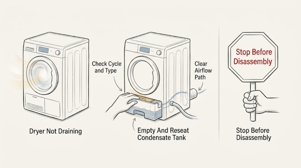 Dryer Not Draining