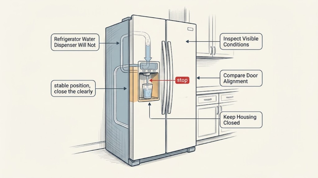 Refrigerator Water Dispenser Will Not