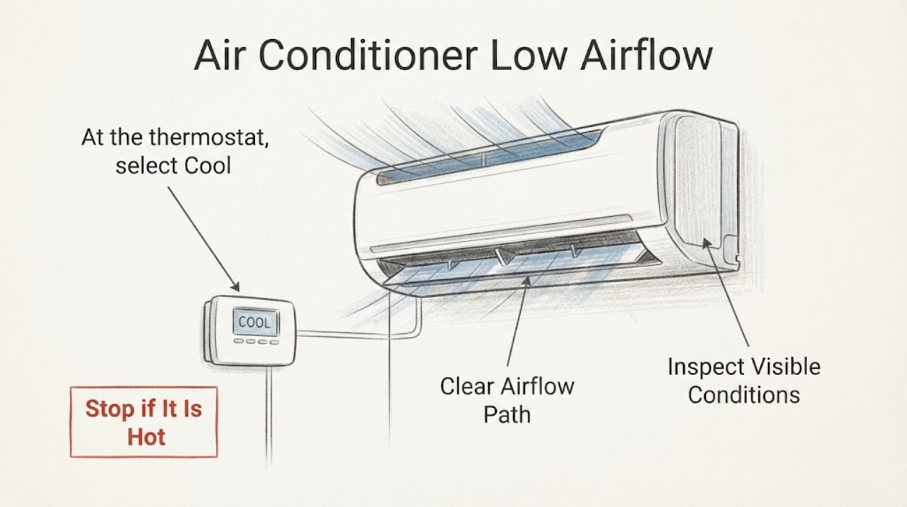 Air Conditioner Low Airflow