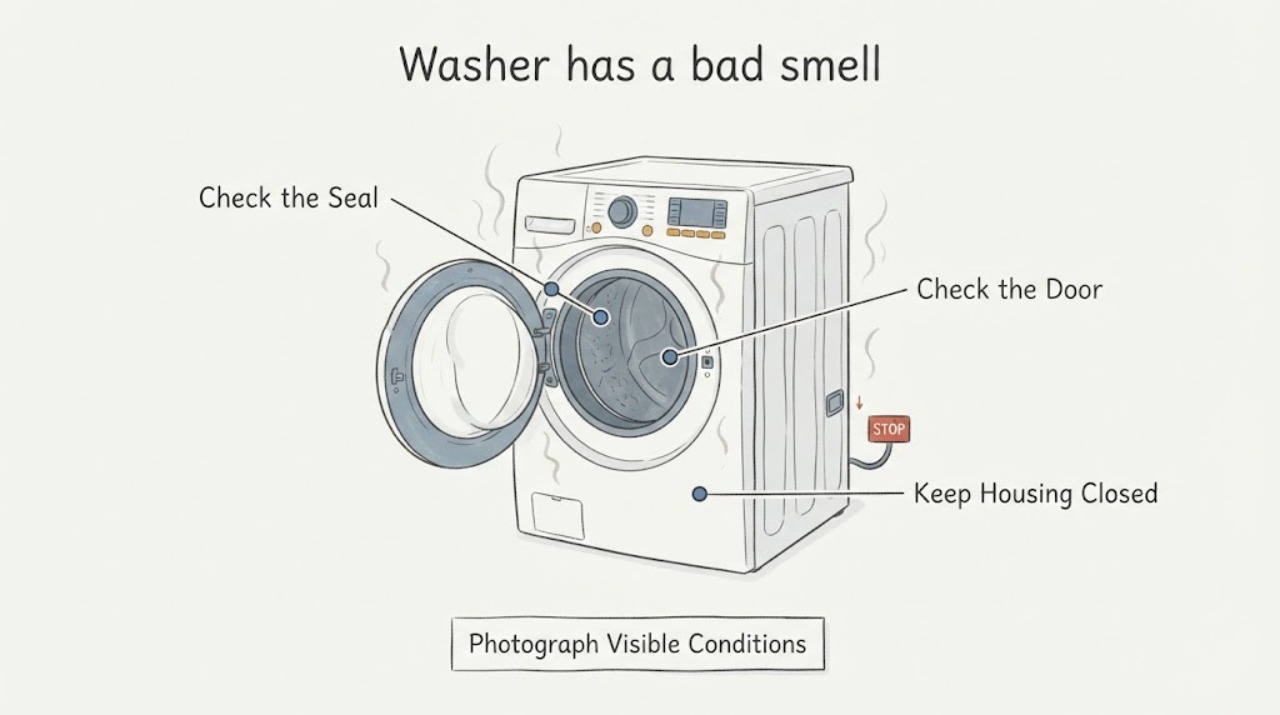 Washer has a bad smell
