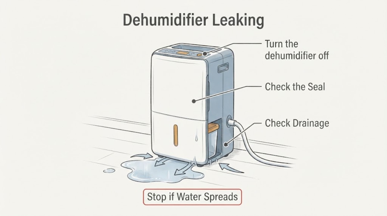 Dehumidifier Leaking