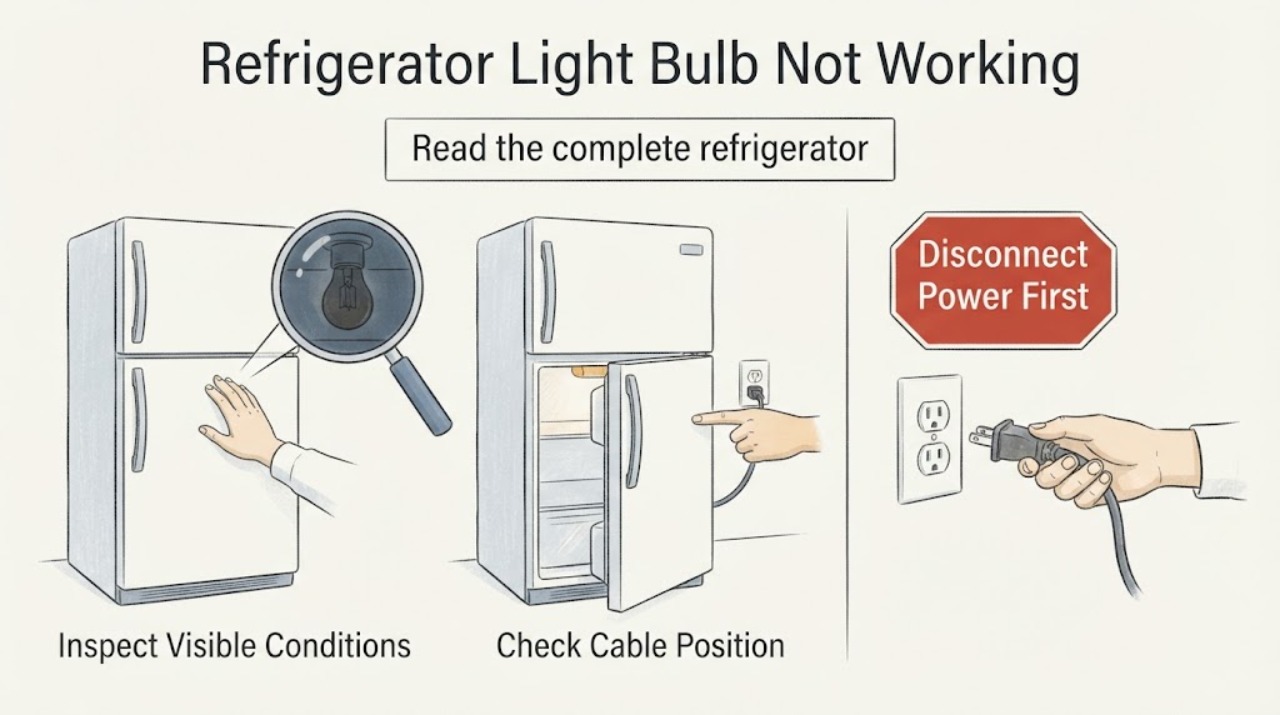 Refrigerator Light Bulb Not Working