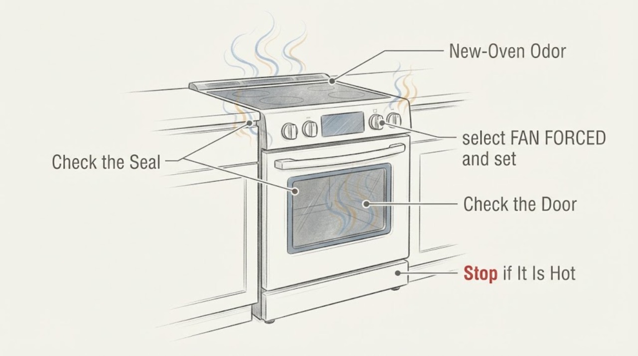 New-Oven Odor