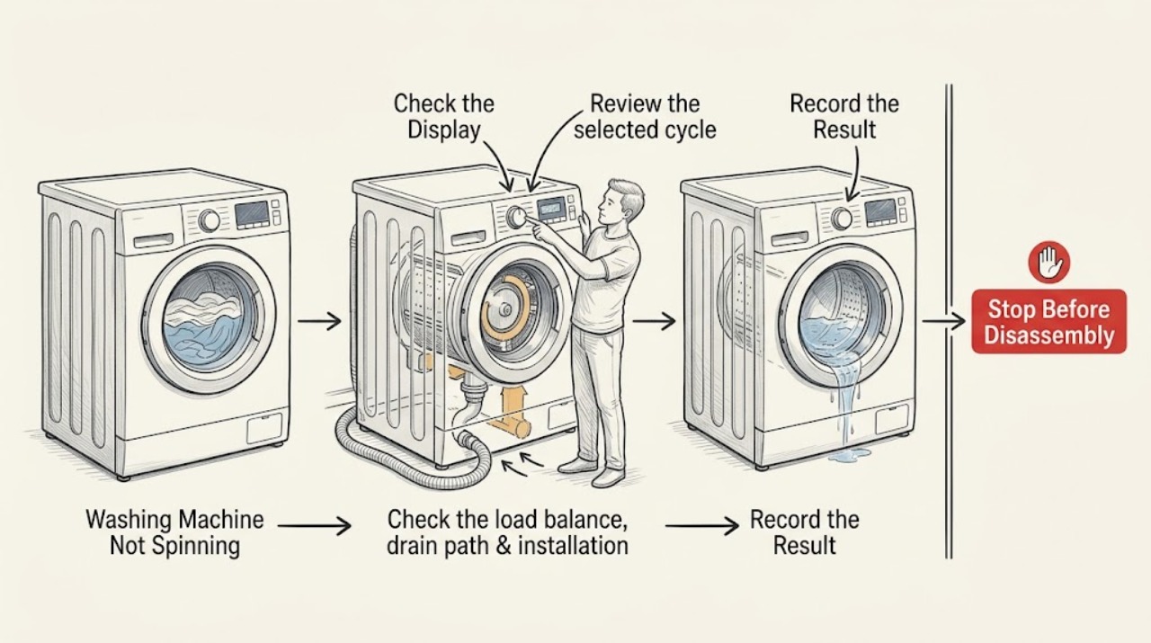 Washing Machine Not Spinning