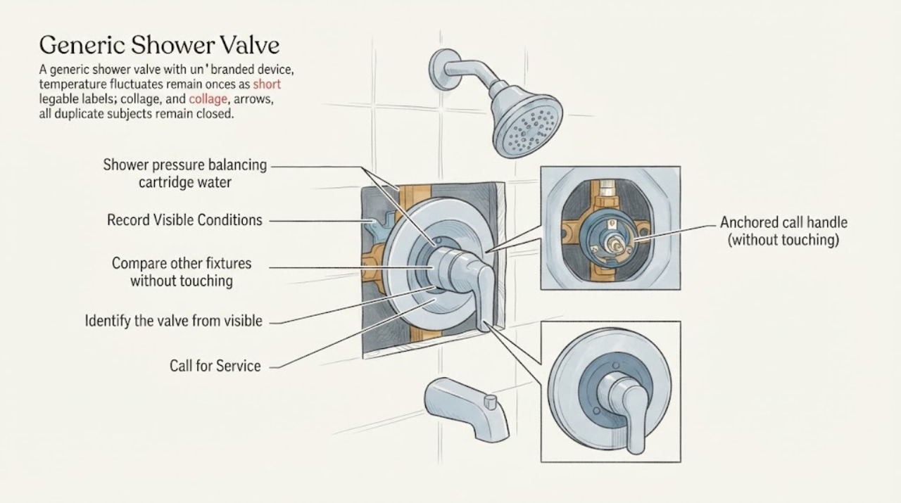 Shower pressure balancing cartridge water