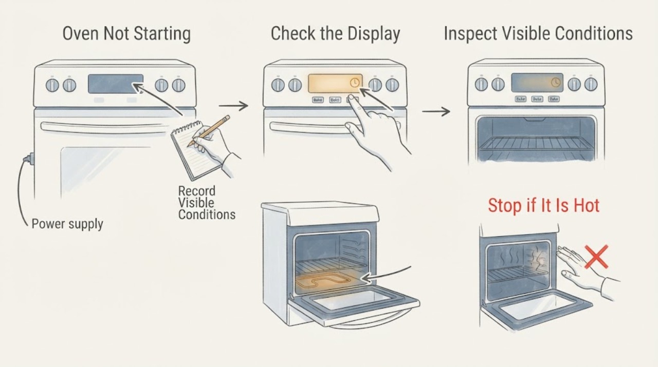 Oven Not Starting