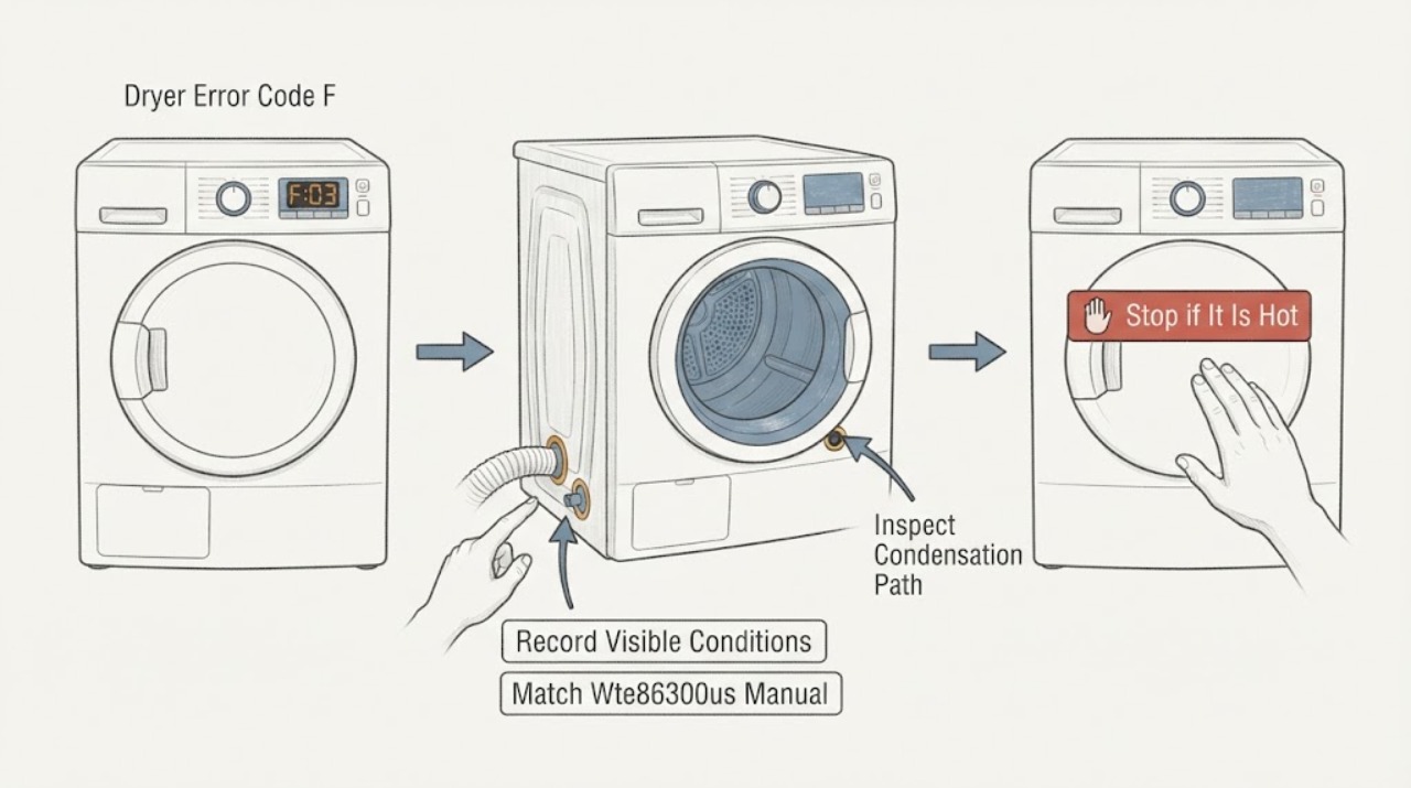 Dryer Error Code F