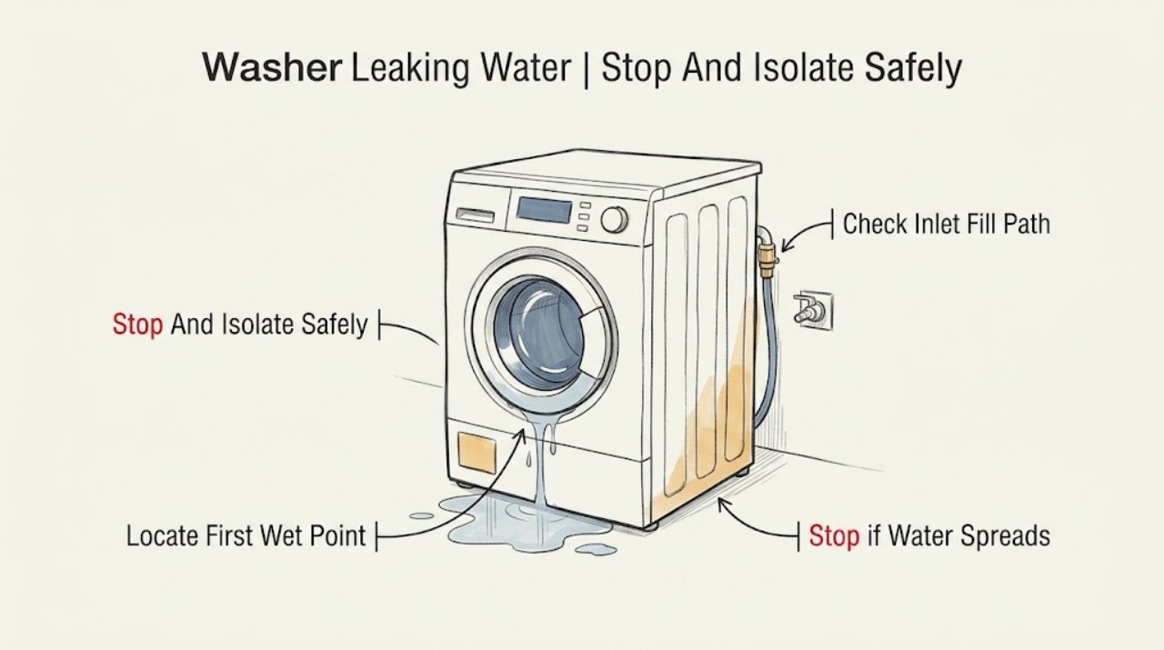 Washer Leaking Water