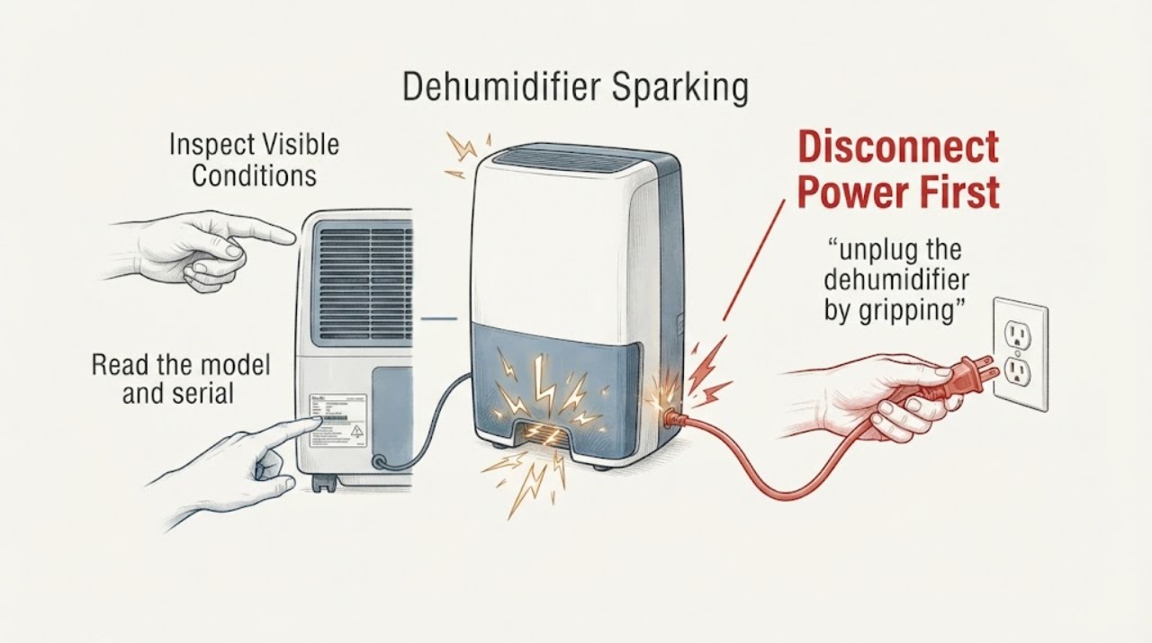 Dehumidifier Sparking