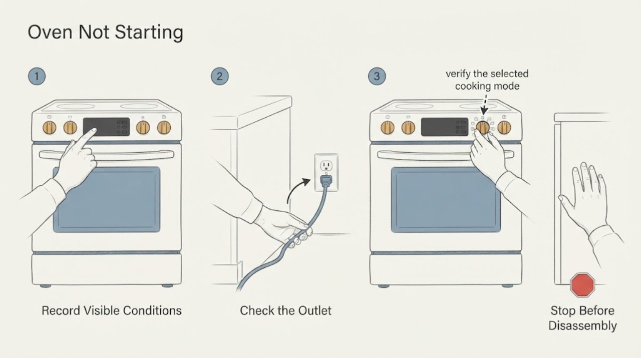 Oven Not Starting