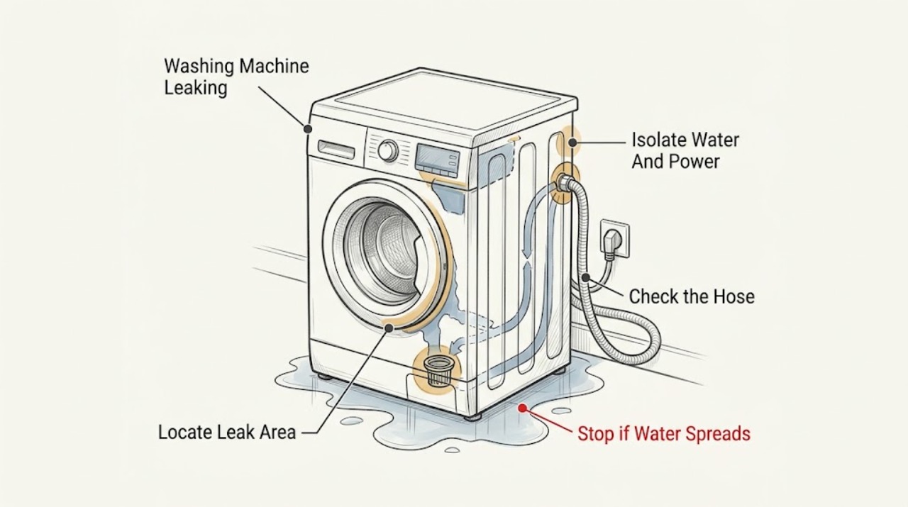 Washing Machine Leaking
