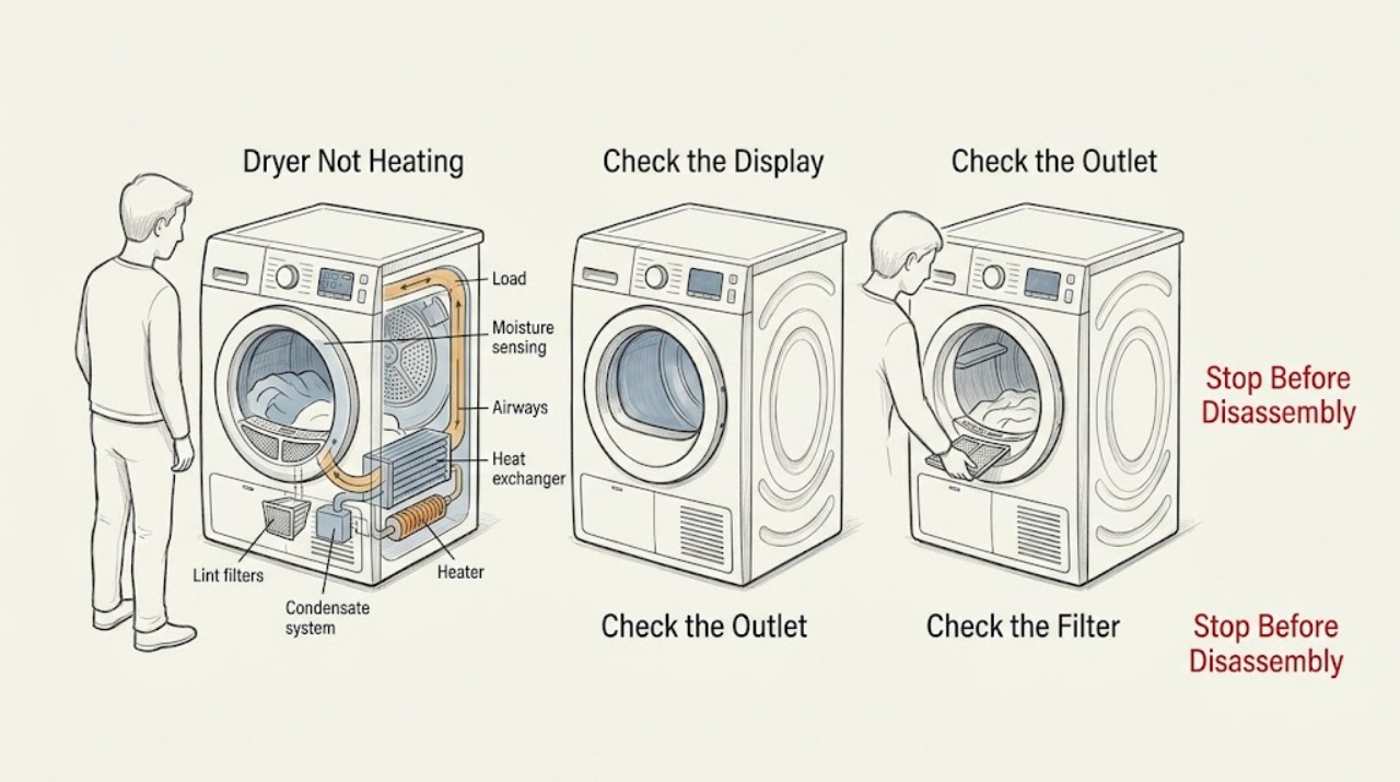 Dryer Not Heating