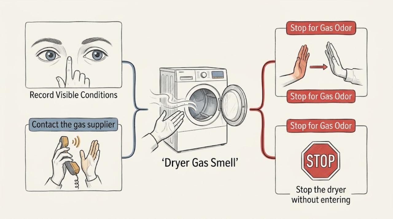 Dryer Gas Smell