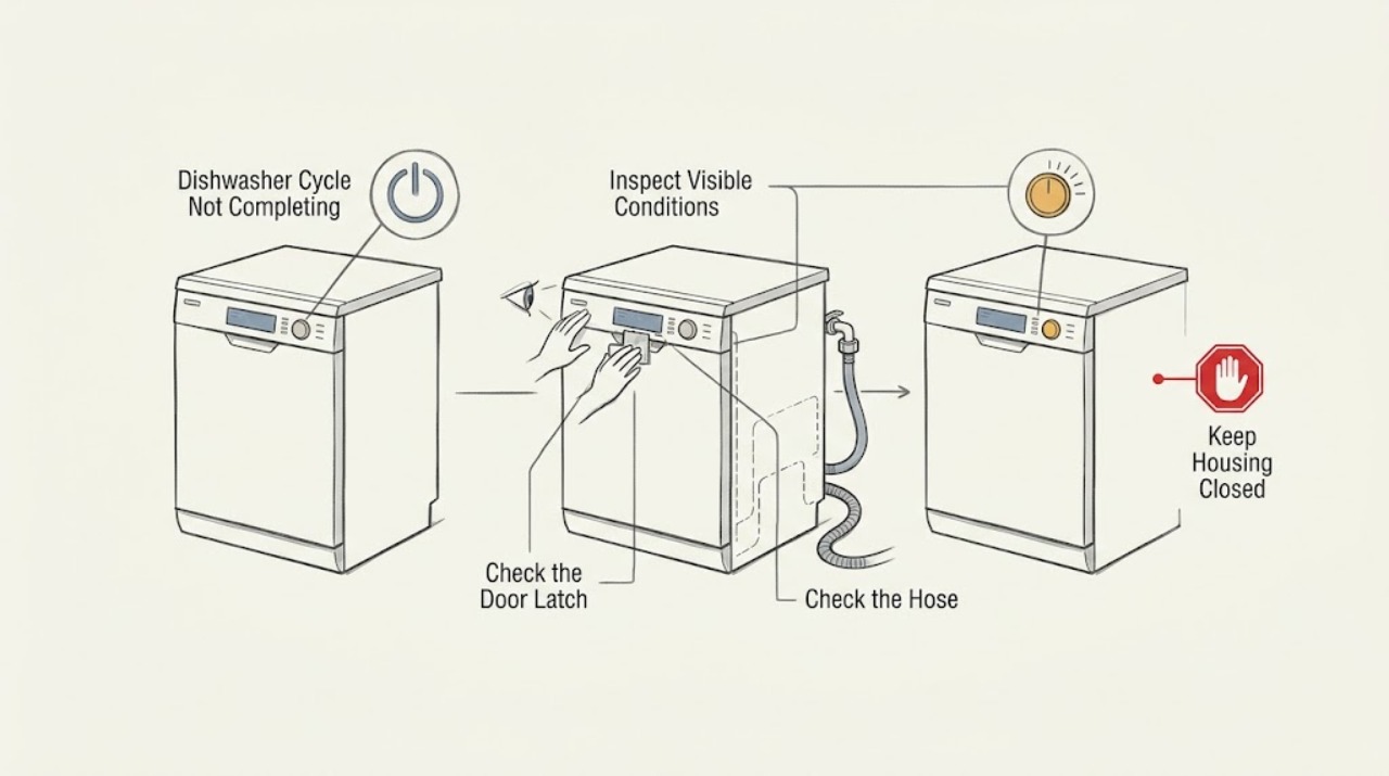 Dishwasher Cycle Not Completing
