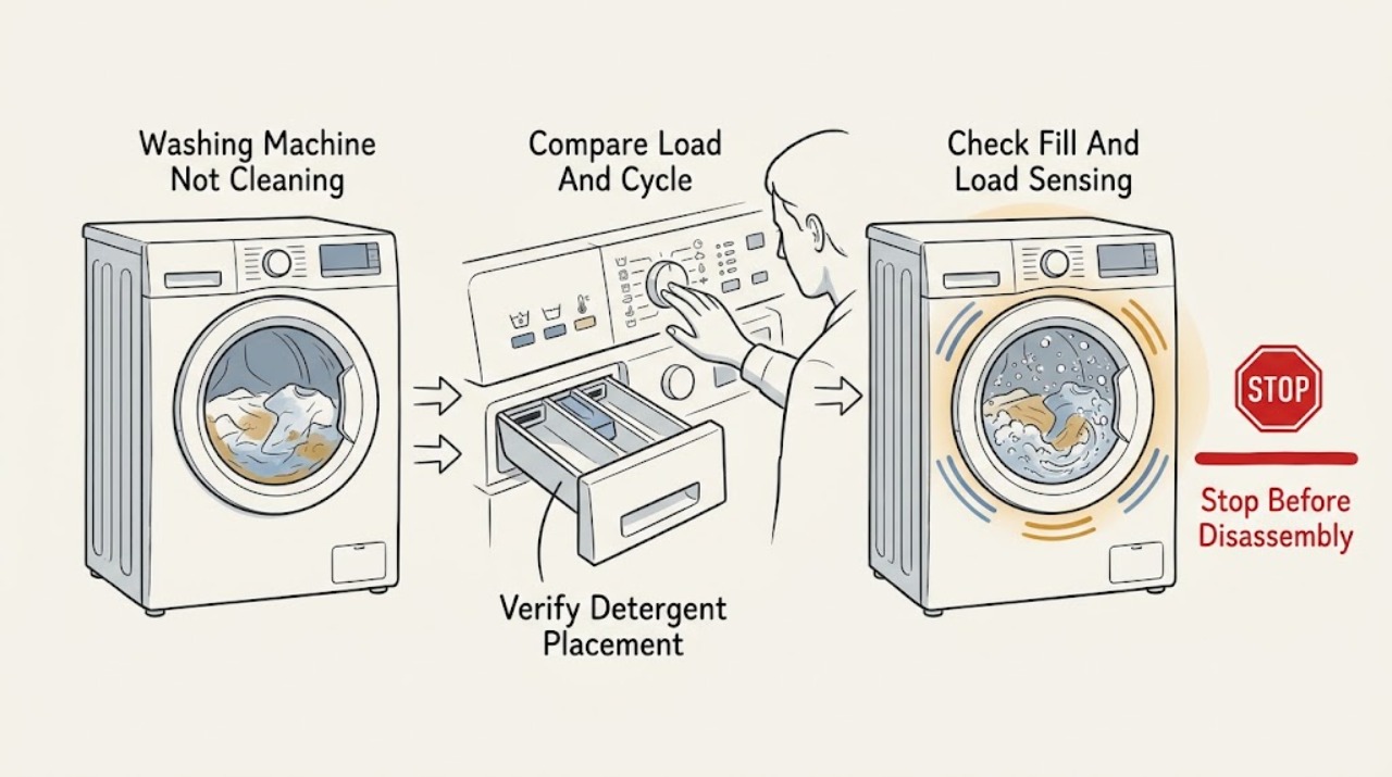 Washing Machine Not Cleaning