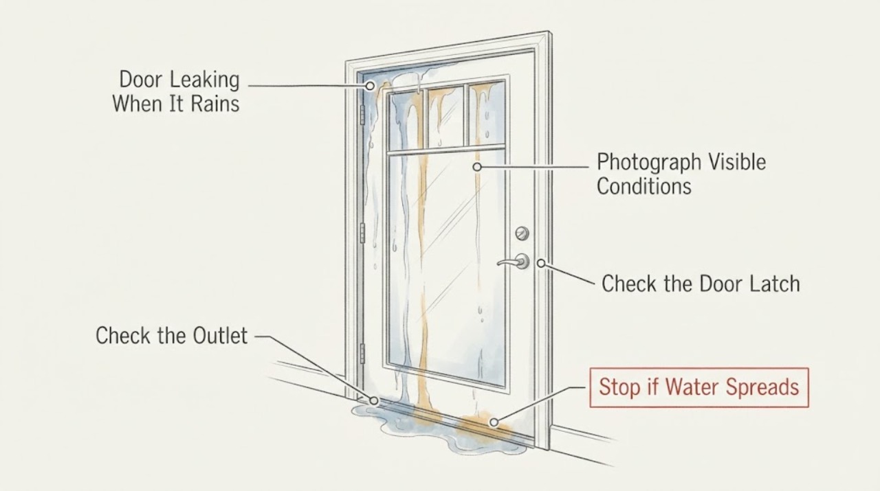 Door Leaking When It Rains