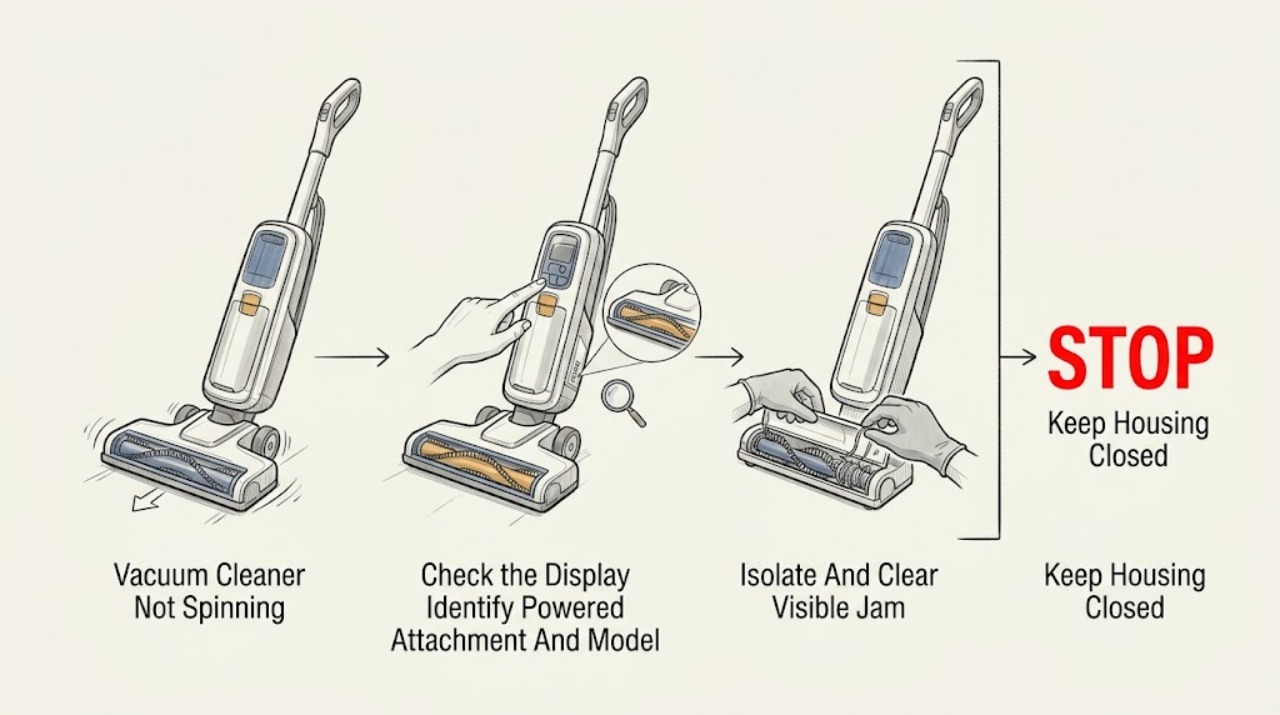 Vacuum Cleaner Not Spinning