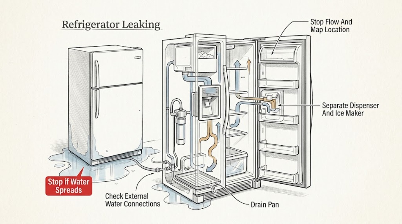 Refrigerator Leaking