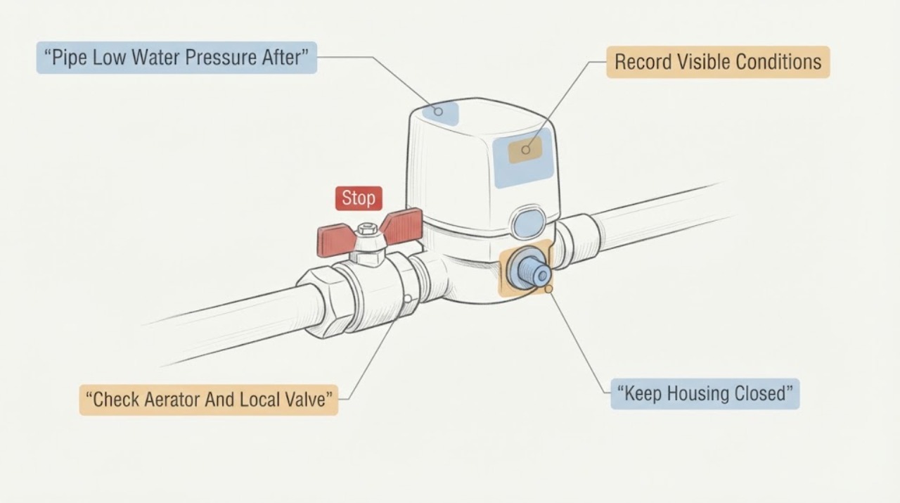 Pipe Low Water Pressure After