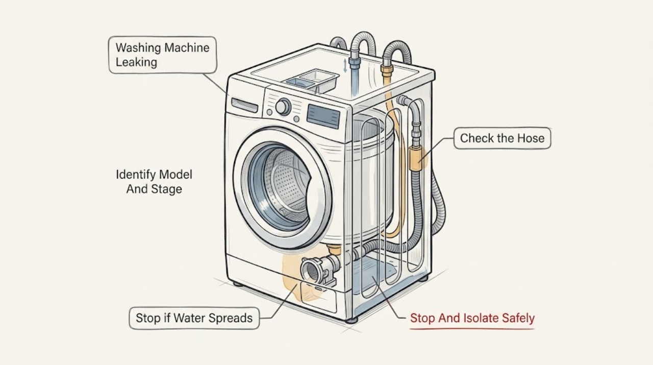 Washing Machine Leaking