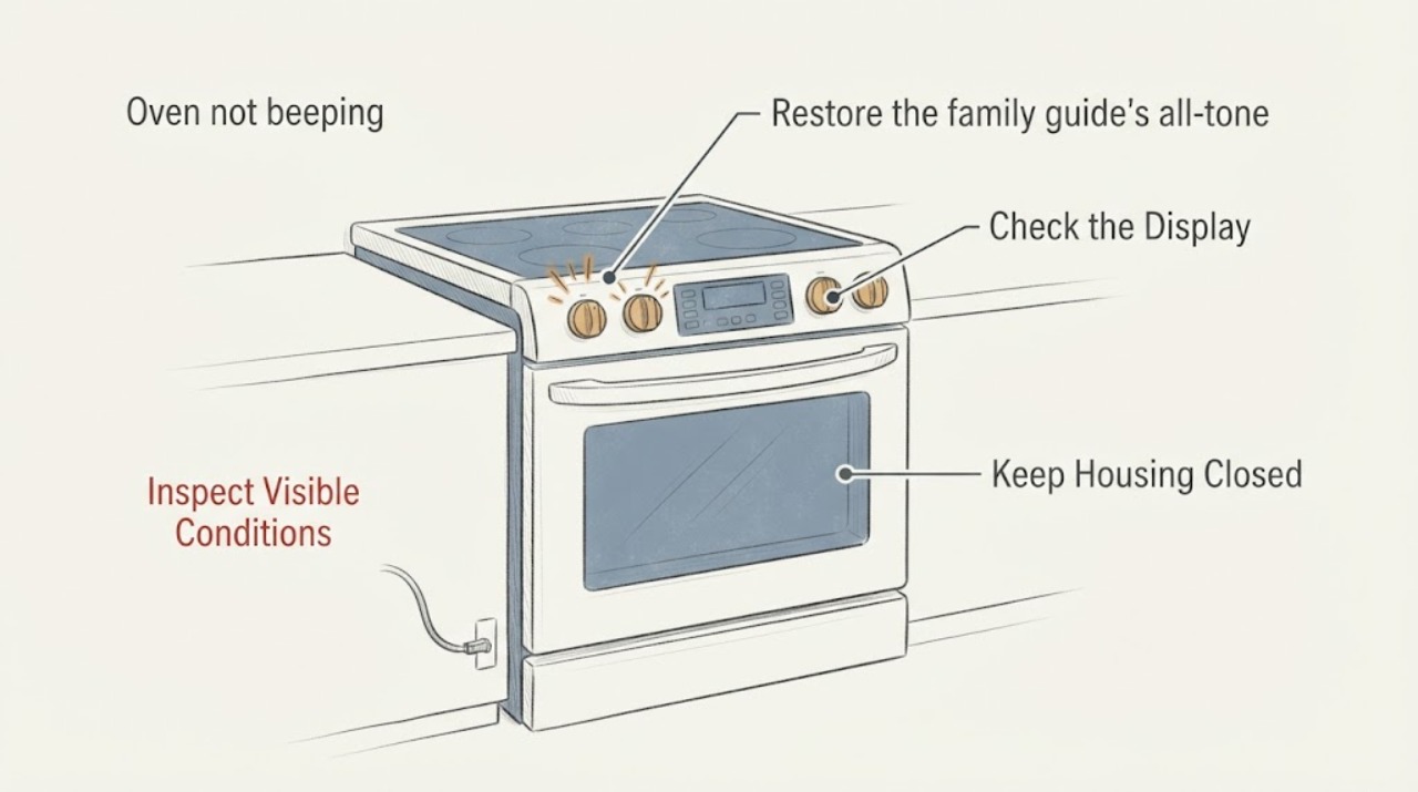 Oven not beeping