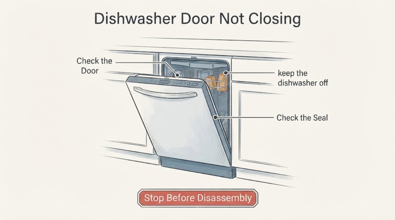 Dishwasher Door Not Closing