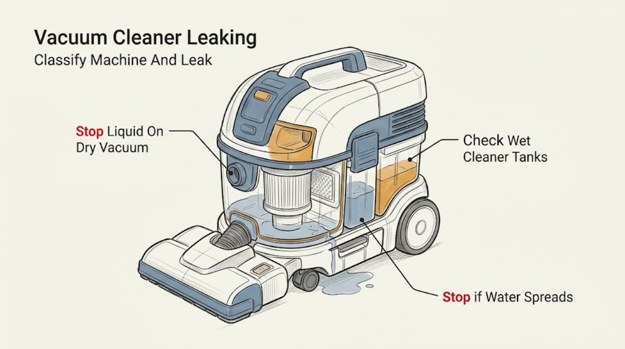 Vacuum Cleaner Leaking