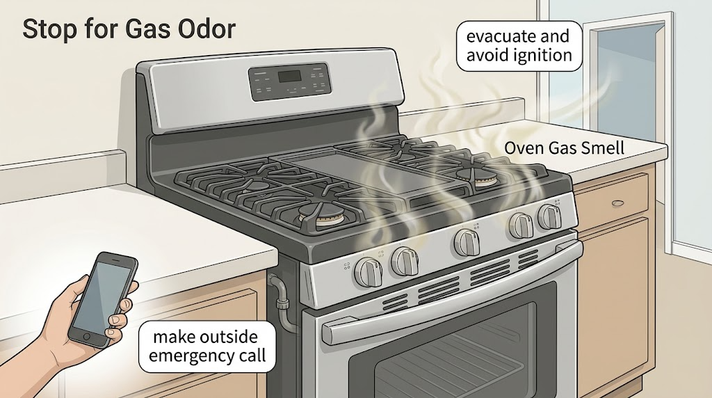 Oven Gas Smell