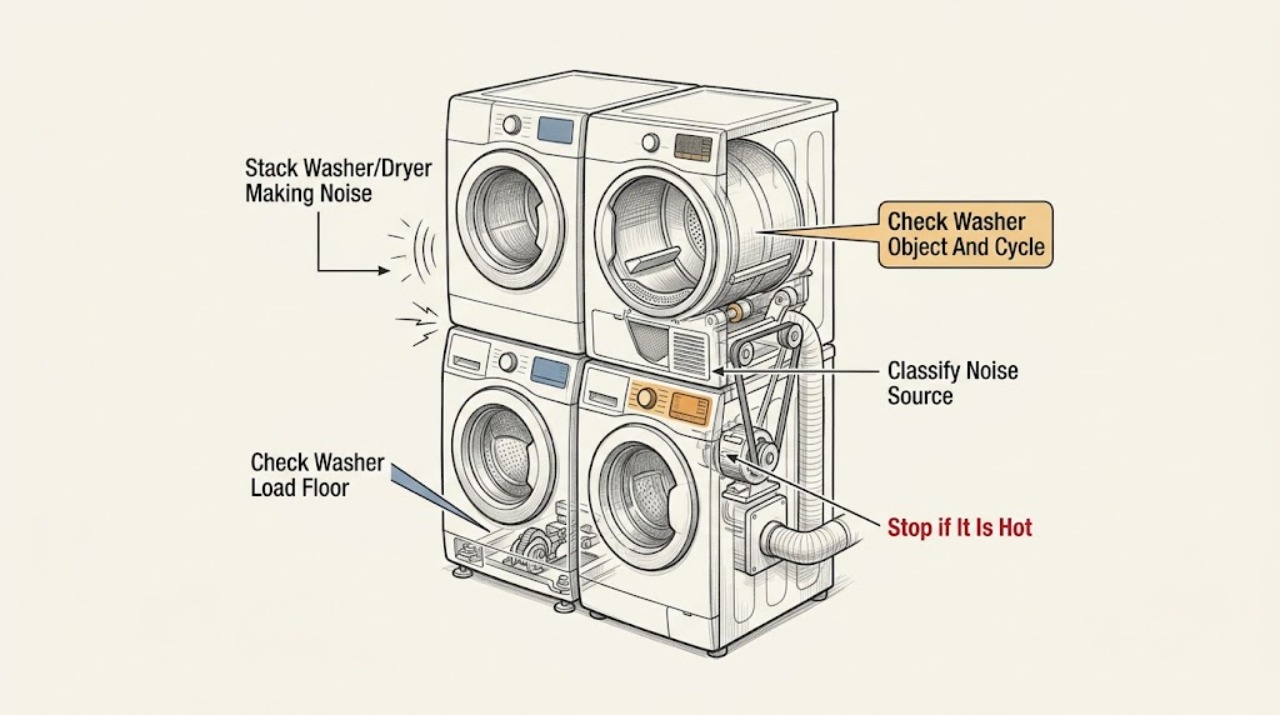Stack Washer/Dryer Making Noise