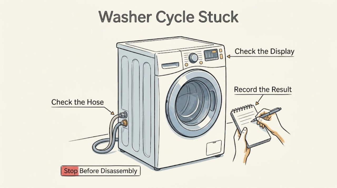 Washer Cycle Stuck