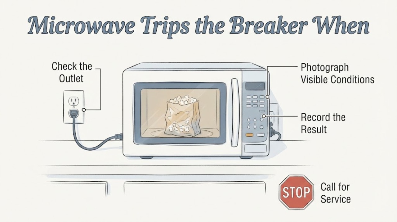 Microwave Trips the Breaker When
