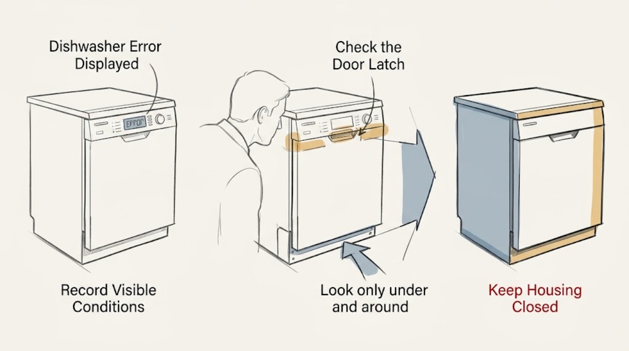 Dishwasher Error Displayed