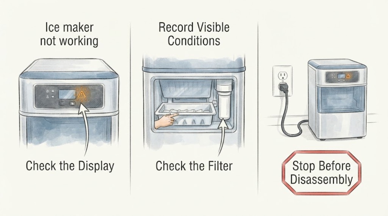 Ice maker not working