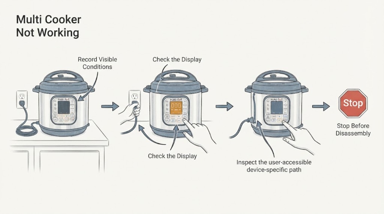 Multi Cooker Not Working