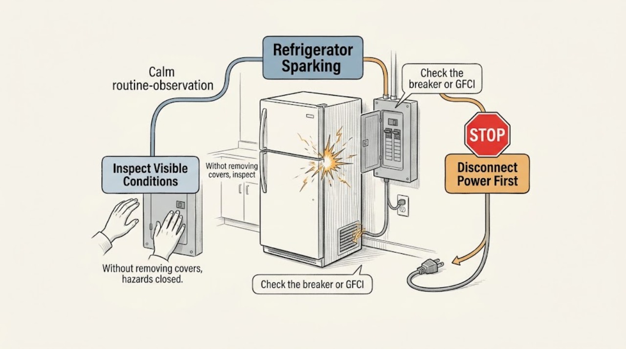 Refrigerator Sparking