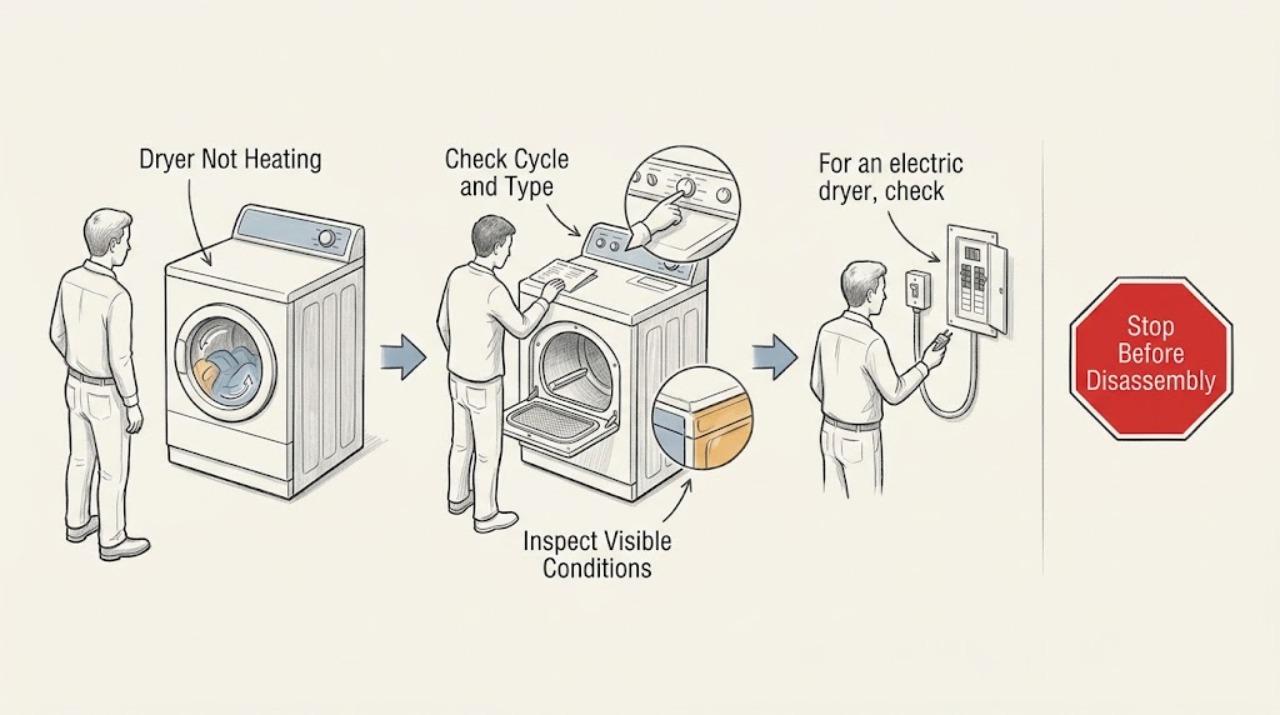 Dryer Not Heating