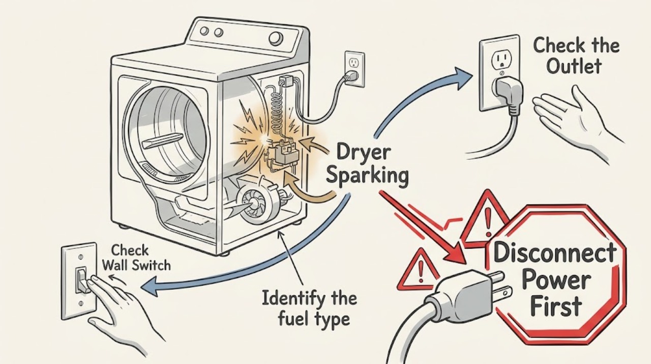 Dryer Sparking