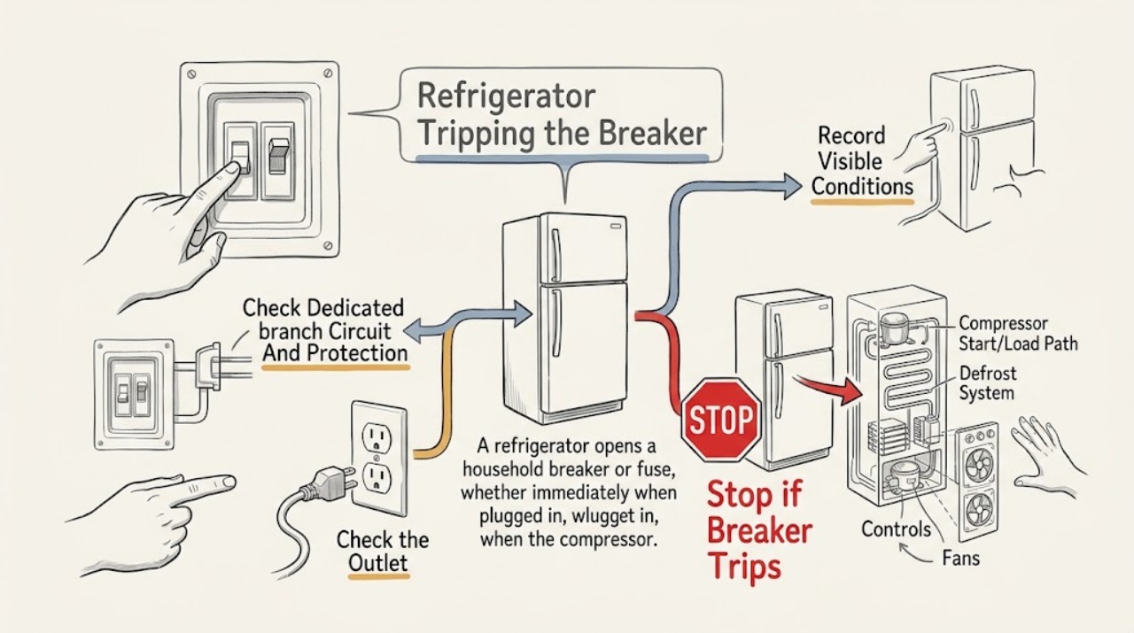 Refrigerator Tripping the Breaker